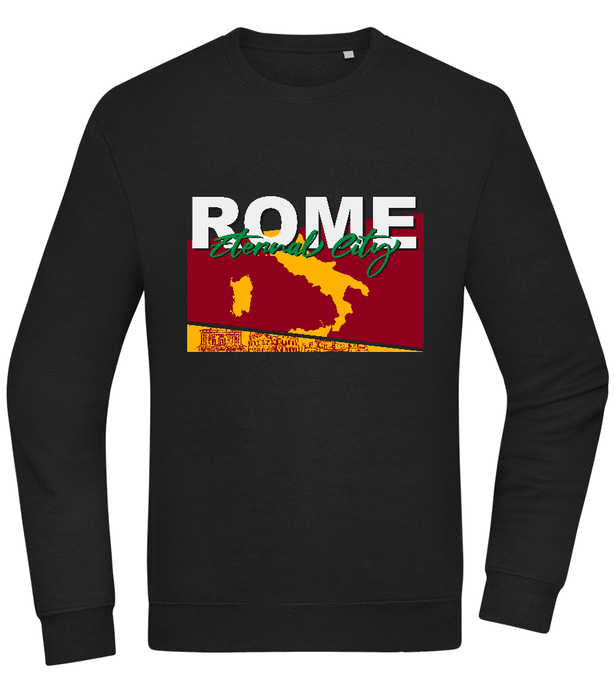 Eternal City Design - Comfort Essential Unisex Sweater_BLACK_front