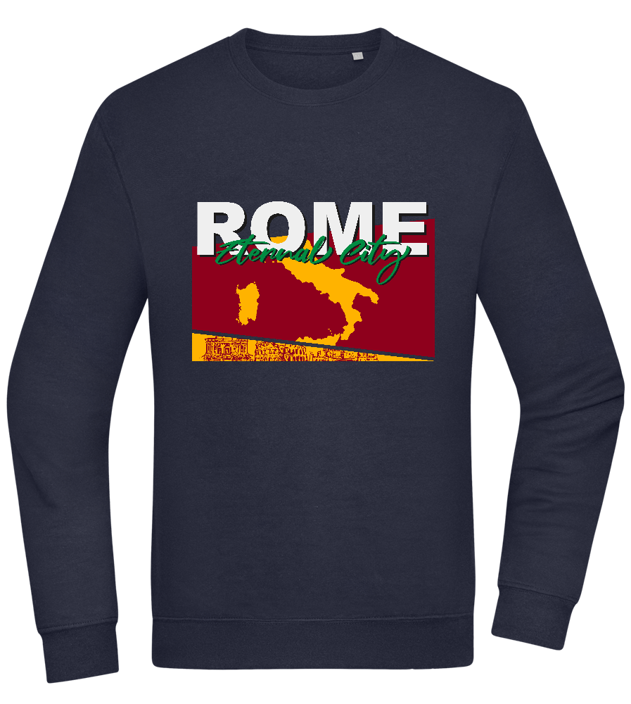 Eternal City Design - Comfort Essential Unisex Sweater_FRENCH NAVY_front