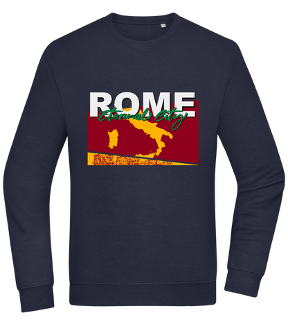 Eternal City Design - Comfort Essential Unisex Sweater_FRENCH NAVY_front