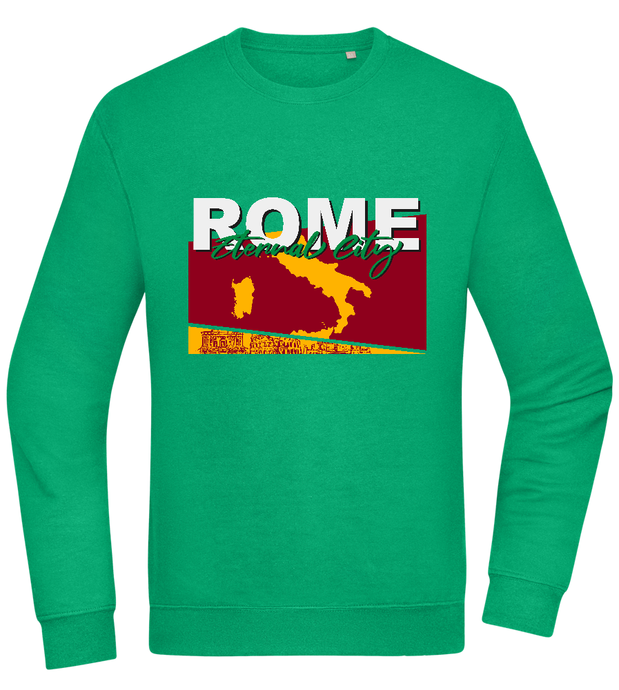 Eternal City Design - Comfort Essential Unisex Sweater_MEADOW GREEN_front