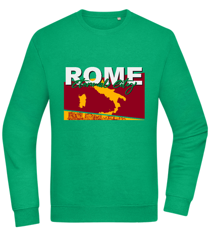 Eternal City Design - Comfort Essential Unisex Sweater_MEADOW GREEN_front