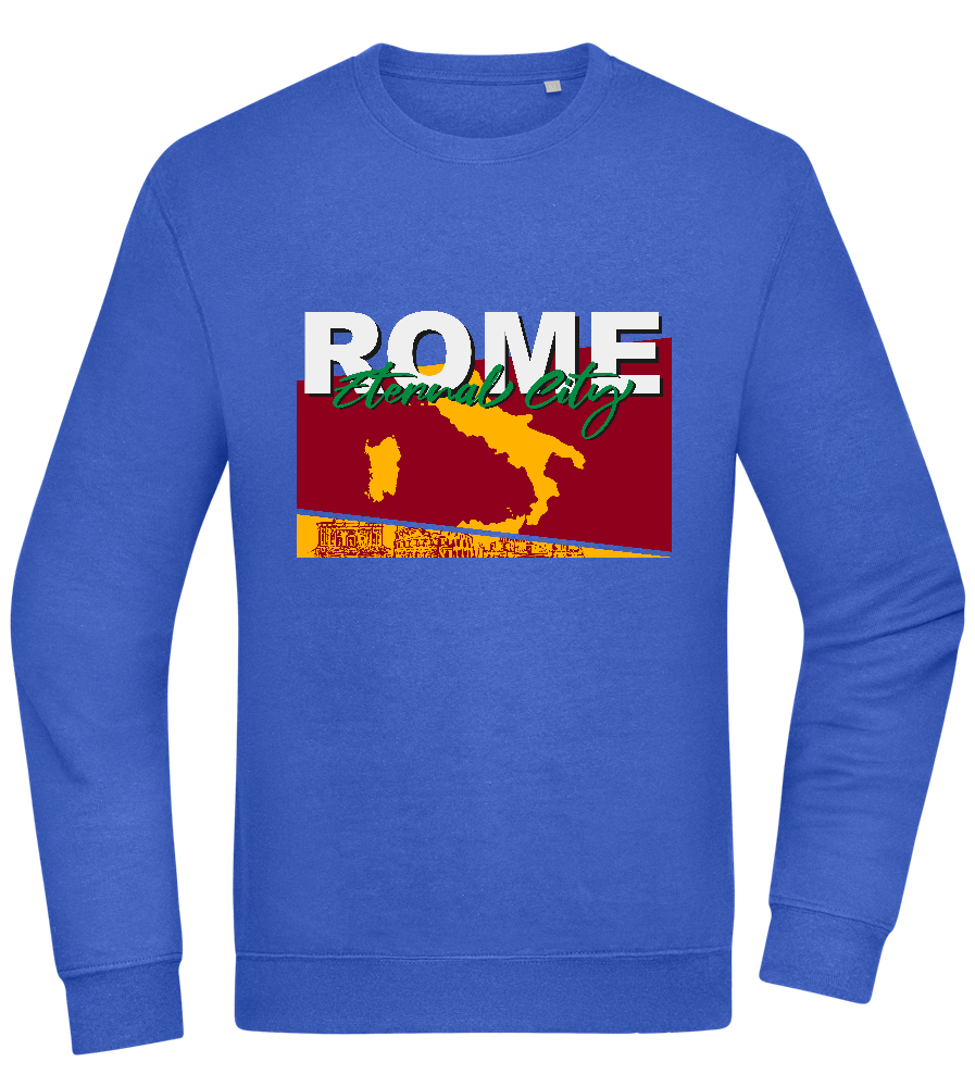 Eternal City Design - Comfort Essential Unisex Sweater_ROYAL_front