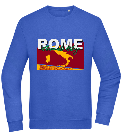 Eternal City Design - Comfort Essential Unisex Sweater_ROYAL_front