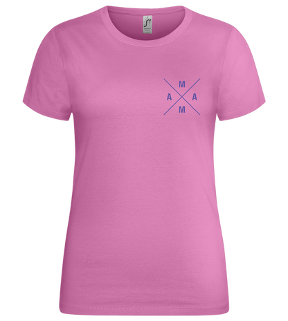 Minimalistic Mama Design - Premium women's t-shirt_PINK ORCHID_front