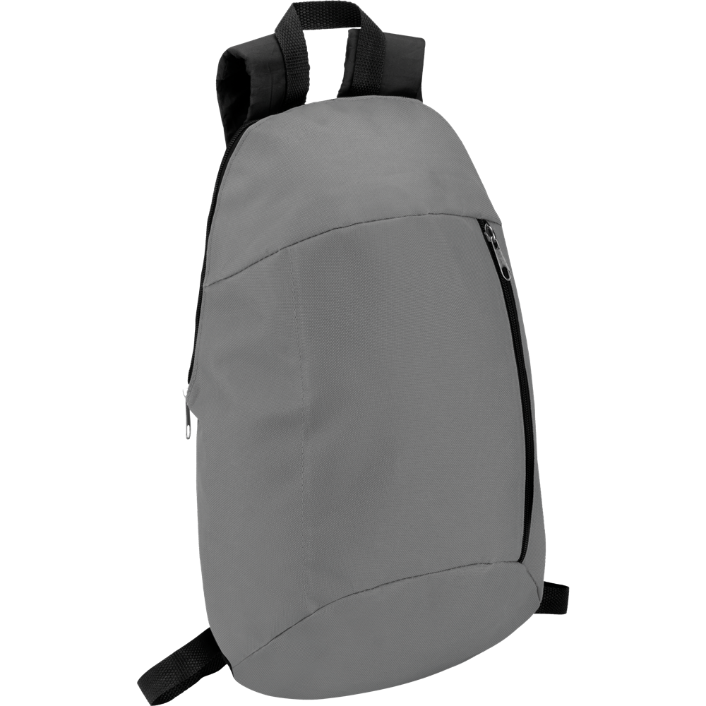 Backpack with Front Zipper Pocket_STONE GREY_DETAILEDIMAGE_front_1