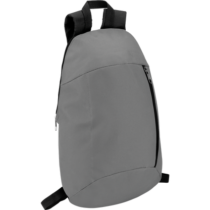 Backpack with Front Zipper Pocket_STONE GREY_DETAILEDIMAGE_front_1