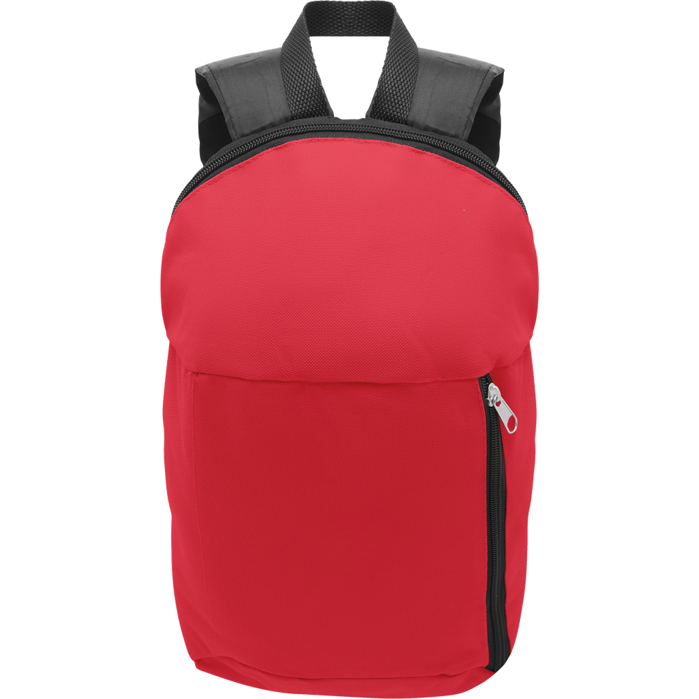 Backpack with Front Zipper Pocket_RED_DETAILEDIMAGE_front_2