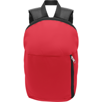Backpack with Front Zipper Pocket_RED_DETAILEDIMAGE_front_2