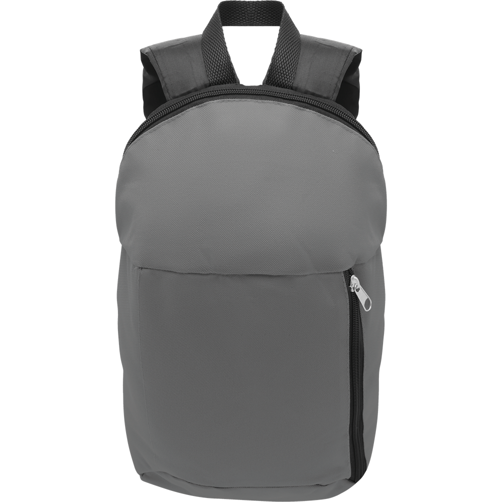 Backpack with Front Zipper Pocket_STONE GREY_DETAILEDIMAGE_front_2