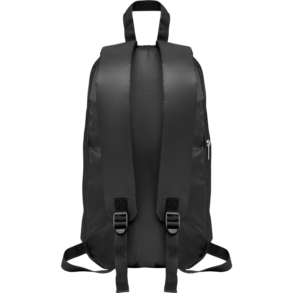 Backpack with Front Zipper Pocket_BLACK_DETAILEDIMAGE_front_3