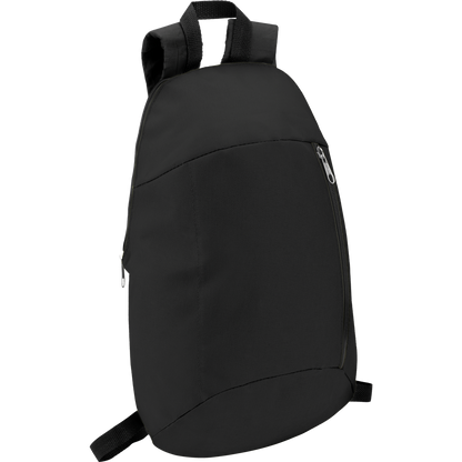 Backpack with Front Zipper Pocket_BLACK_DETAILEDIMAGE_front_1
