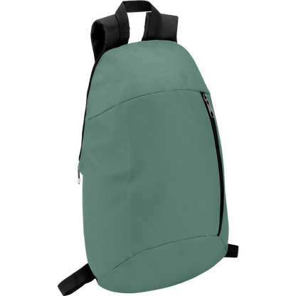 Backpack with Front Zipper Pocket_DARK GREEN_DETAILEDIMAGE_front_1
