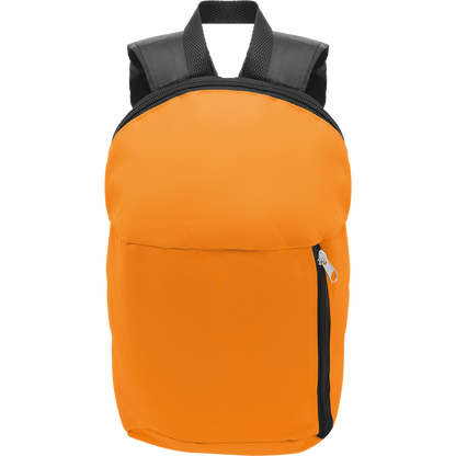 Backpack with Front Zipper Pocket_ORANGE_DETAILEDIMAGE_front_2