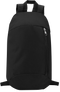 Backpack with Front Zipper Pocket_BLACK_front
