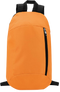 Backpack with Front Zipper Pocket_ORANGE_front