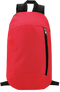 Backpack with Front Zipper Pocket_RED_front