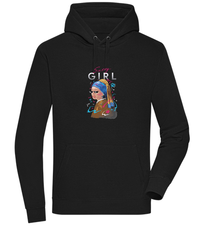 The Sassy Girl Design - Premium unisex hoodie_BLACK_front