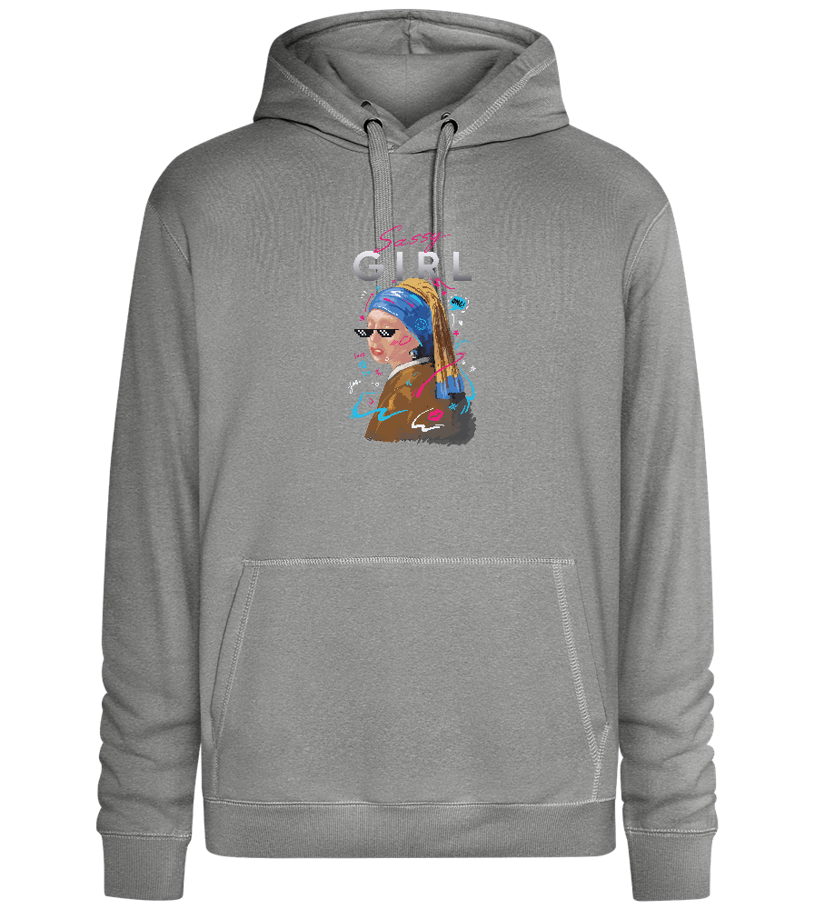 The Sassy Girl Design - Premium unisex hoodie_ORION GREY II_front