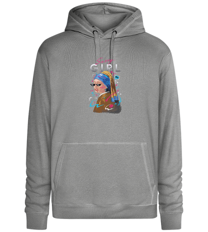 The Sassy Girl Design - Premium unisex hoodie_ORION GREY II_front