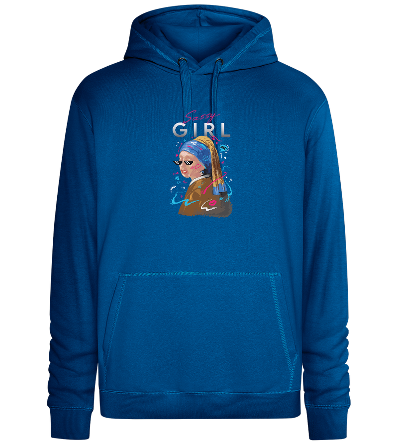 The Sassy Girl Design - Premium unisex hoodie_ROYAL_front