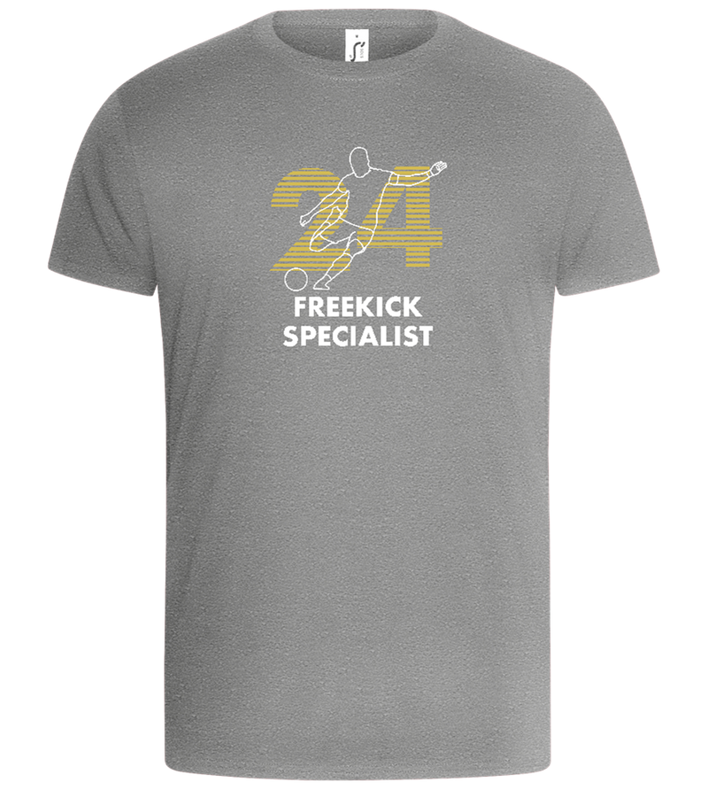 Freekick Specialist Design - Basic Unisex T-Shirt_ORION GREY_front