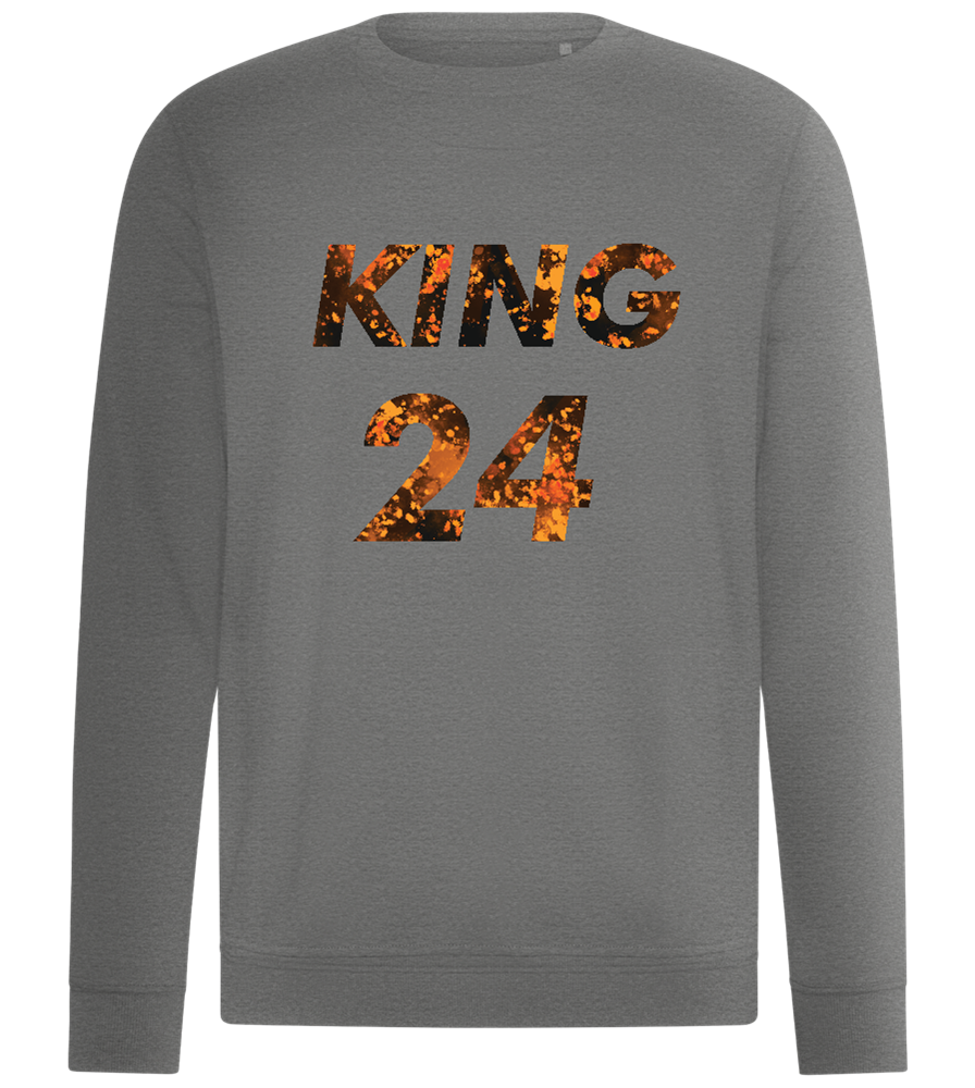 KING 24 Design - Comfort unisex sweater_ORION GREY II_front