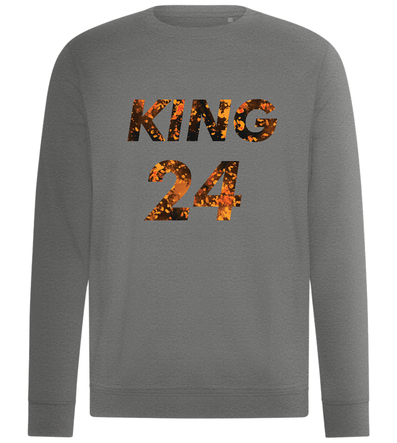 KING 24 Design - Comfort unisex sweater_ORION GREY II_front