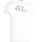 Chin Up Heels Down Design - Basic Unisex T-Shirt_WHITE_front