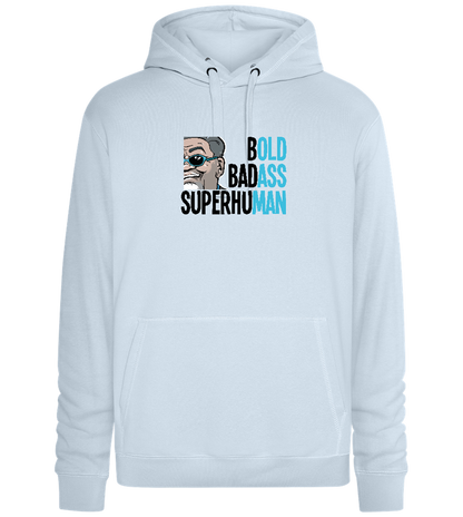 Bold Man Design - Premium unisex hoodie_CREAMY BLUE_front