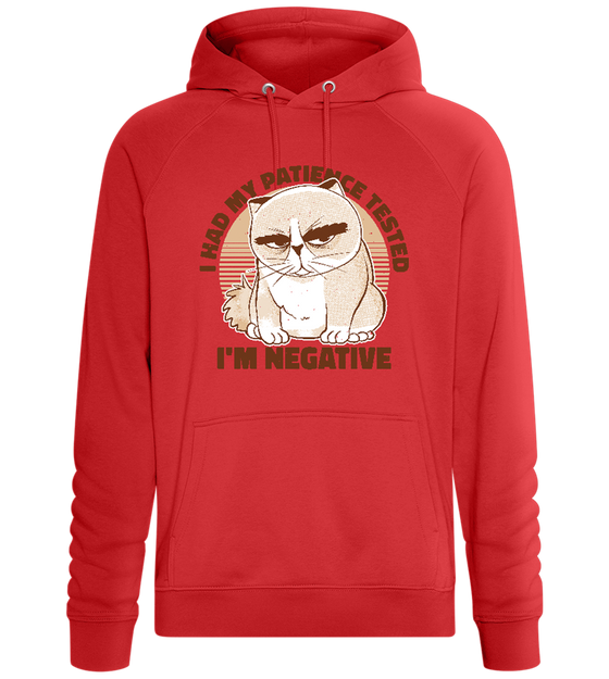 Patience Tested Design - Comfort unisex hoodie_RED_front
