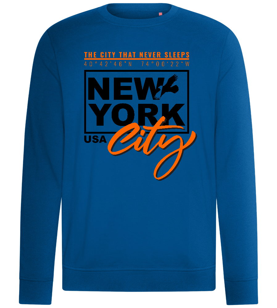 New York City Design - Comfort unisex sweater_ROYAL_front