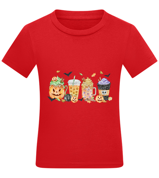 Halloween Drinks Design - Comfort kids fitted t-shirt_RED_front