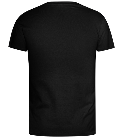 Midnight Samurai Design - Basic men's t-shirt_DEEP BLACK_back