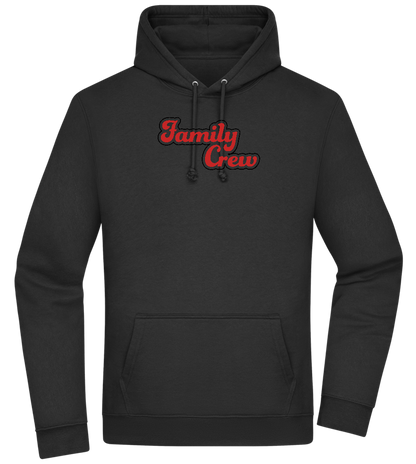 Family Crew Design - Premium Essential Unisex Hoodie_BLACK_front