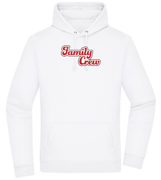 Family Crew Design - Premium Essential Unisex Hoodie_WHITE_front