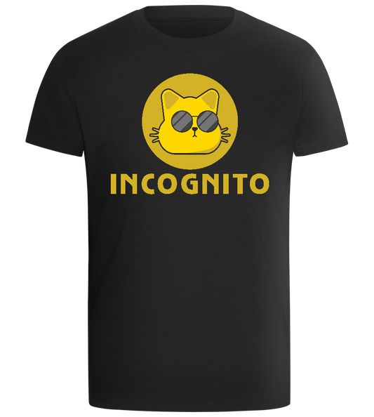 Incognito Design - Comfort boys fitted t-shirt_DEEP BLACK_front