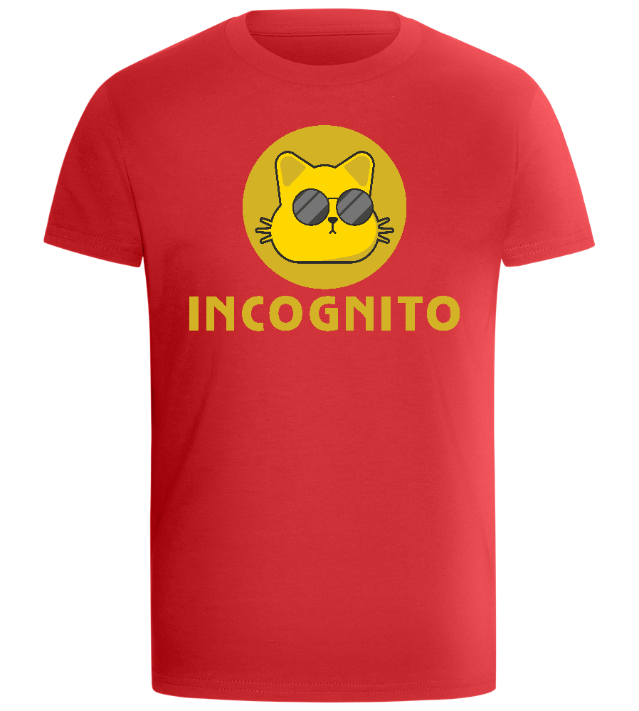 Incognito Design - Comfort boys fitted t-shirt_RED_front