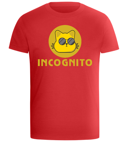 Incognito Design - Comfort boys fitted t-shirt_RED_front