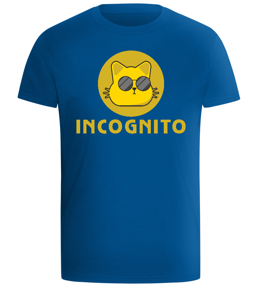 Incognito Design - Comfort boys fitted t-shirt_ROYAL_front