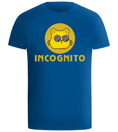 Incognito Design - Comfort boys fitted t-shirt_ROYAL_front