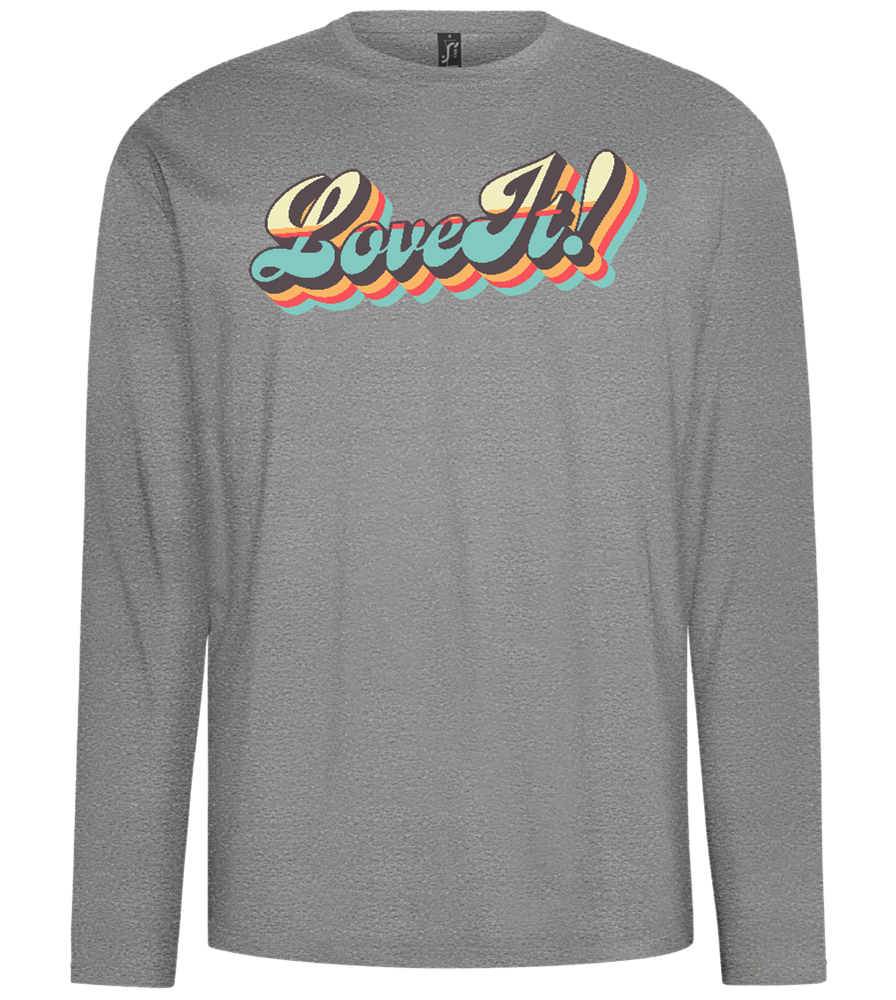 Love It Design - Comfort men's long sleeve t-shirt_ORION GREY_front