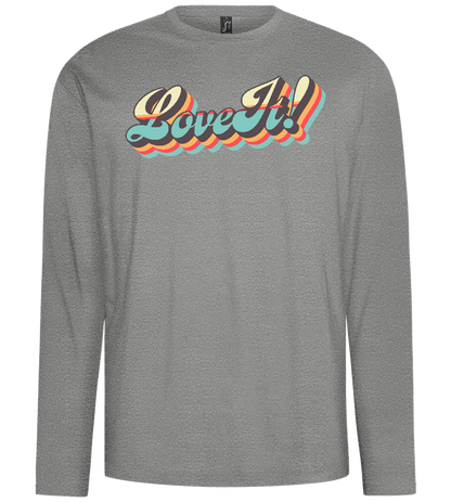 Love It Design - Comfort men's long sleeve t-shirt_ORION GREY_front