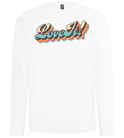 Love It Design - Comfort men's long sleeve t-shirt_WHITE_front