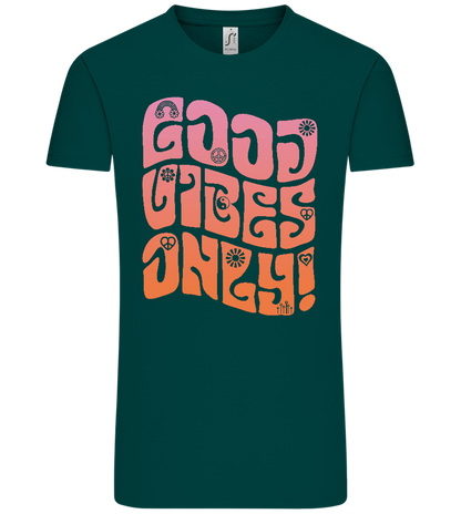 Good Vibes Design - Comfort Unisex T-Shirt_GREEN EMPIRE_front