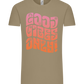 Good Vibes Design - Comfort Unisex T-Shirt_KHAKI_front