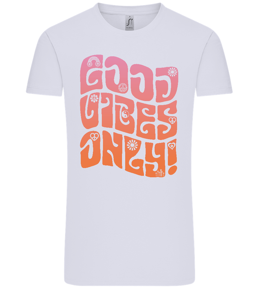 Good Vibes Design - Comfort Unisex T-Shirt_LILAK_front