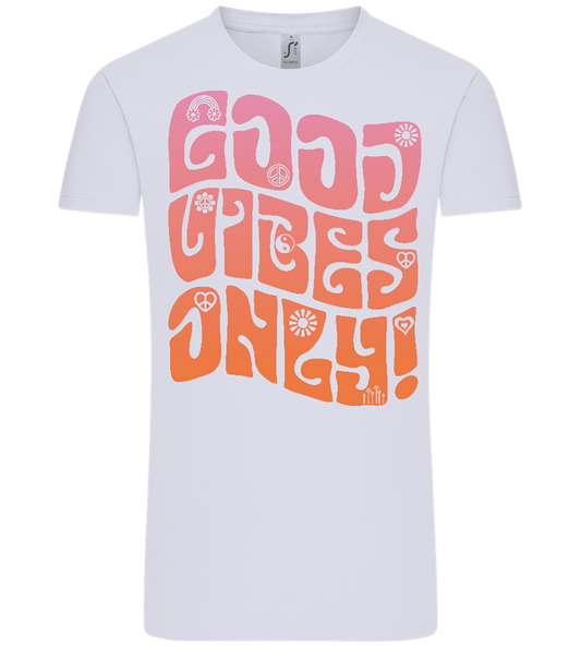 Good Vibes Design - Comfort Unisex T-Shirt_LILAK_front