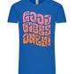 Good Vibes Design - Comfort Unisex T-Shirt_ROYAL_front