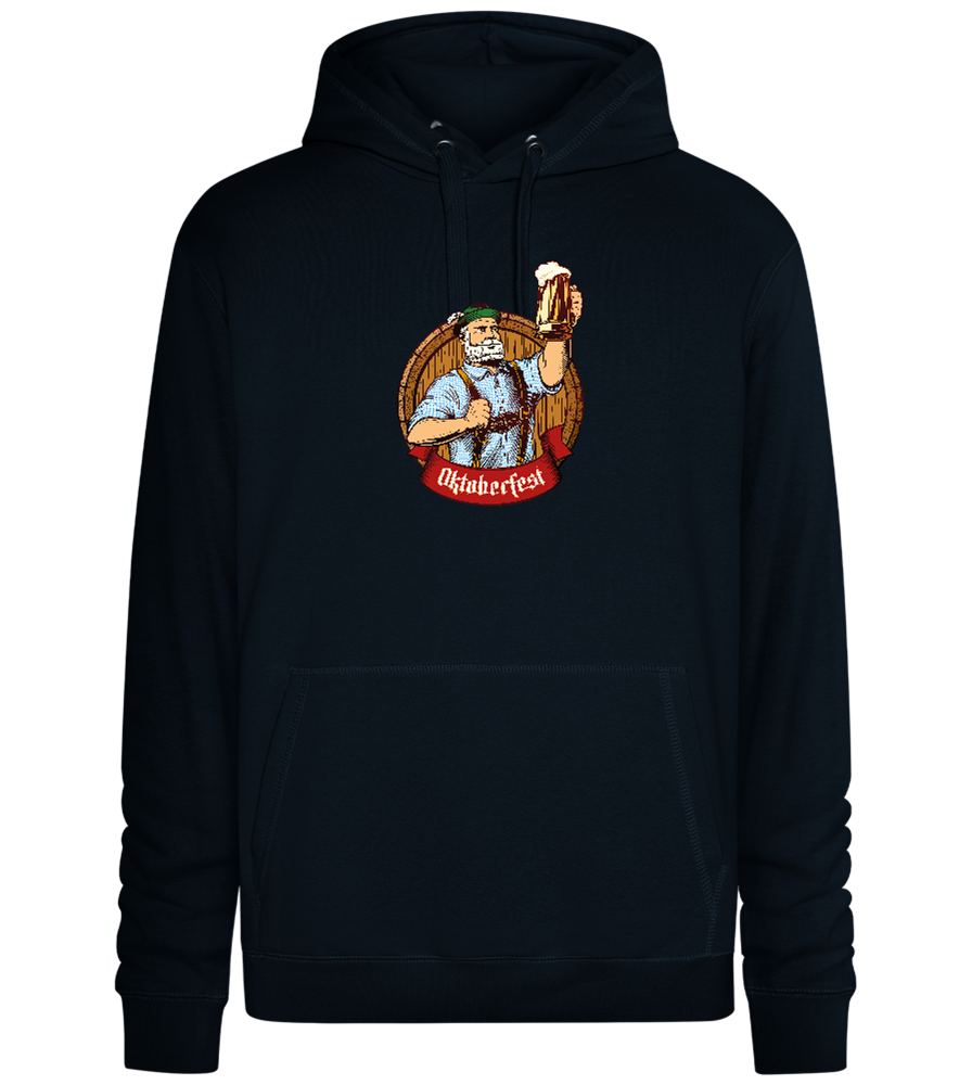 Oktoberfest Man Design - Premium unisex hoodie_BLACK_front