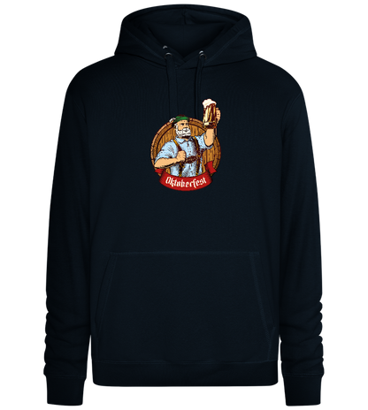 Oktoberfest Man Design - Premium unisex hoodie_BLACK_front